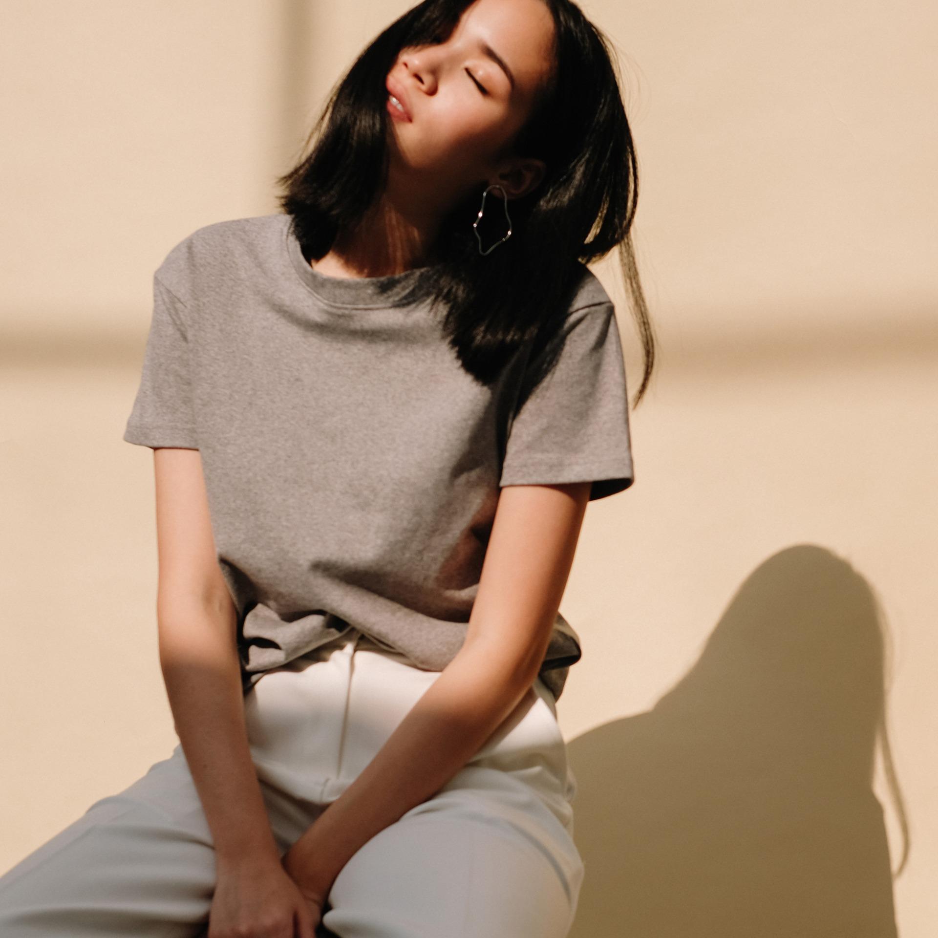 JELLYPLEASE เสื้อยืดผ้า cotton 100% ใส่สบาย ไม่ร้อน รุ่น BASIC TSHIRT มี 5 สี