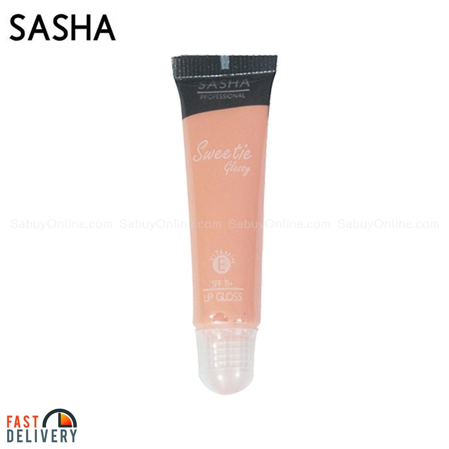 Sasha Sweety Glossy #2 ส้มแดง Sasha Sweety Glossy #2 ส้มแดง