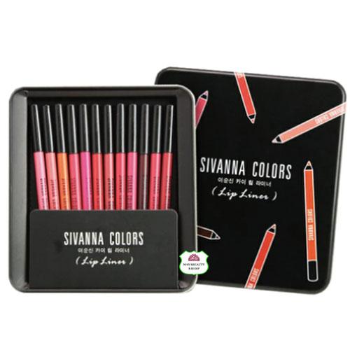 Sivanna Colors Lip Liner (SH-907) ดินสอเขียนขอบปาก ซีเวียน่า ลิปไลเนอร์ 12 เฉดสี (1 กล่อง) Sivanna Colors Lip Liner (SH-907) ดินสอเขียนขอบปาก ซีเวียน่า ลิปไลเนอร์ 12 เฉดสี (1 กล่อง)