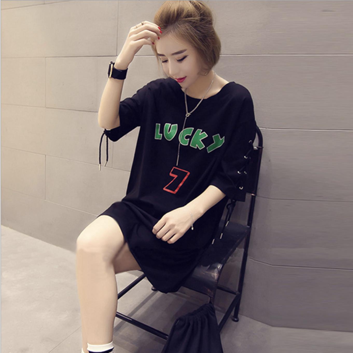 เสื้อยืดตัวยาว แฟชั่น NO.3380