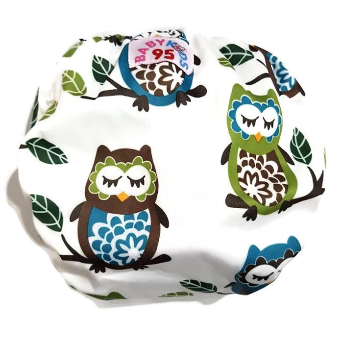 BABYKIDS95 ผ้าอ้อมว่ายน้ำ ซักได้ Swim Nappy 7-15 kg. ปรับเอวและต้นขาได้ กันอึลงสระ (Owl-Green) BABYKIDS95 ผ้าอ้อมว่ายน้ำ ซักได้ Swim Nappy 7-15 kg. ปรับเอวและต้นขาได้ กันอึลงสระ (Owl-Green)