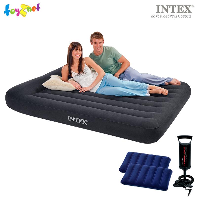 Intex ส่งฟรี ที่นอนเป่าลม 5 ฟุต (ควีน) มีที่หนุนหัวในตัว 1.52x2.03x0.23 ม. รุ่น 66769 + หมอนเป่าลม 2 ใบ และ ที่สูบลมดับเบิ้ล ควิ๊ก วัน Intex ส่งฟรี ที่นอนเป่าลม 5 ฟุต (ควีน) มีที่หนุนหัวในตัว 1.52x2.03x0.23 ม. รุ่น 66769 + หมอนเป่าลม 2 ใบ และ ที่สูบลมดับเบิ้ล ควิ๊ก วัน
