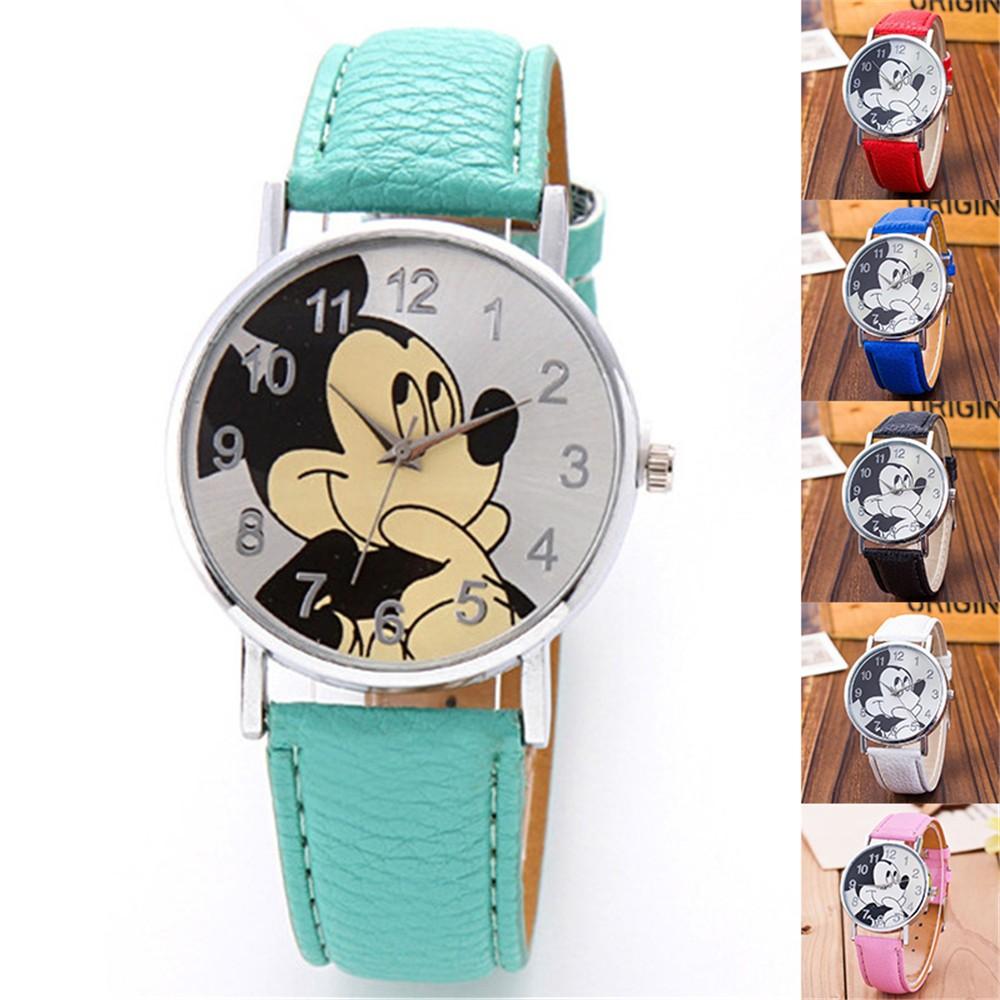 นาฬิกาข้อมือ มิกกี้เม้าส์ มิกกี้ นาฬิกา สายหนัง หนัง สีสันสดใส ลาย Mickey Mouse นาฬิกาข้อมือ มิกกี้เม้าส์ มิกกี้ นาฬิกา สายหนัง หนัง สีสันสดใส ลาย Mickey Mouse