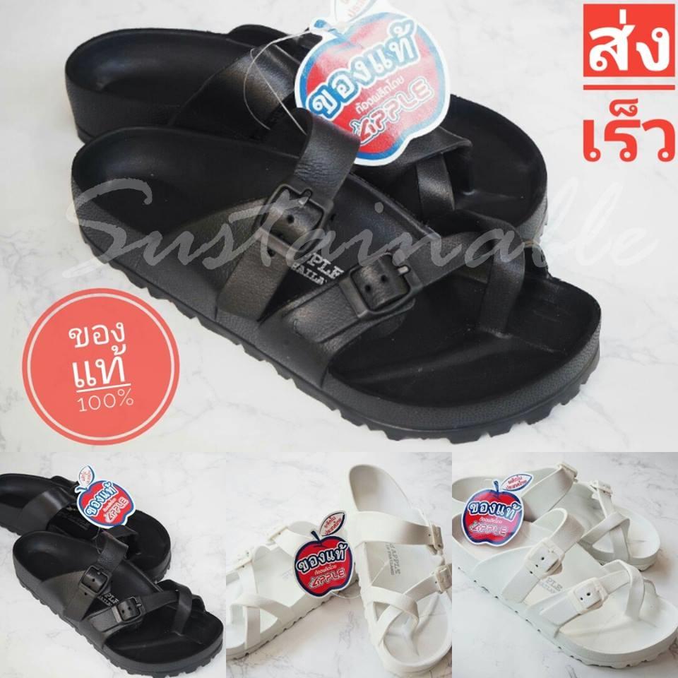 !!ลดกระหน่ำ!! 12.12 รองเท้าแตะแบบหนีบ Red Apple (เรด แอ๊ปเปิ้ล) รองเท้าแตะหนีบโป้ง รองเท้าแตะแฟชั่น รองเท้าแตะสีดำ รองเท้าแตะสีขาว รองเท้าแตะผู้หญิง รองเท้าแตะผู้ชาย รองเท้าแตะแบบสวม รองเท้าแตะสวม รองเท้าแตะ