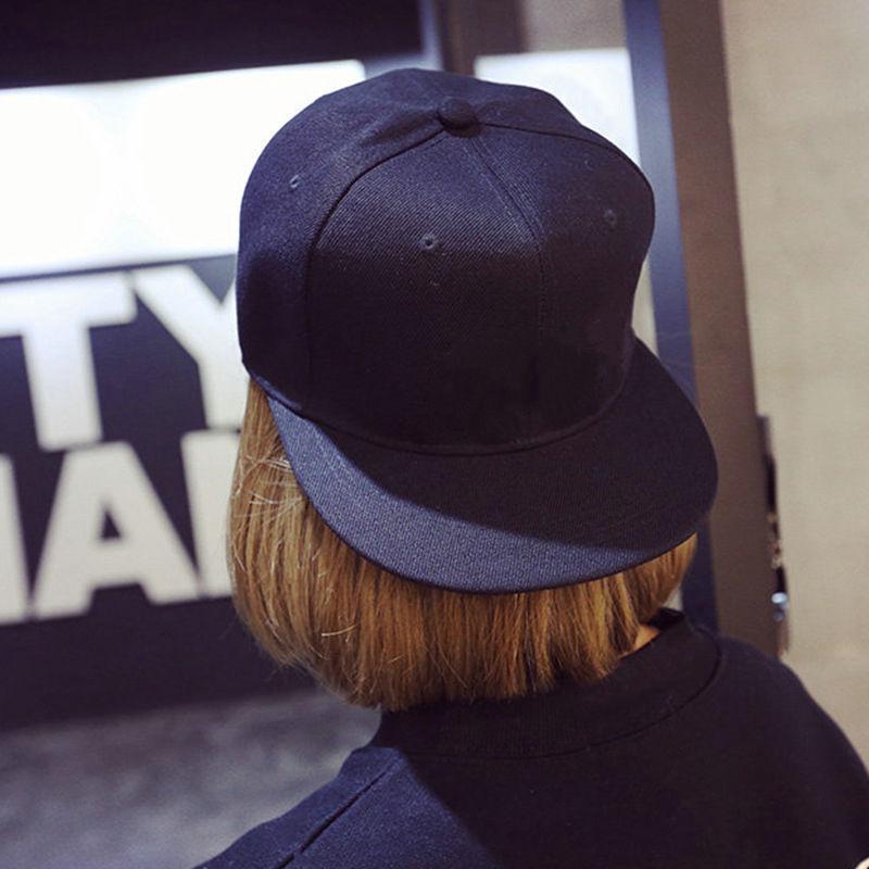 หมวก Hip Hop Snapback สีดำ