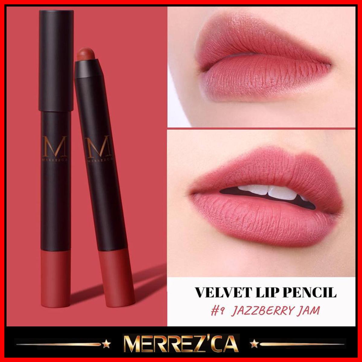 Merrezca Velvet Lip Pencil 1.3g เมอเรสก้า ลิปดินสอ กันน้ำ เนื้อแมท Merrezca Velvet Lip Pencil 1.3g เมอเรสก้า ลิปดินสอ กันน้ำ เนื้อแมท