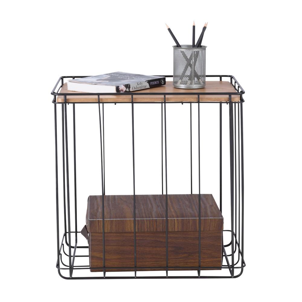 WINNER FURNITURE โต๊ะข้างโครงเหล็ก รุ่น ทุลซ่า M ขนาด 45 ซม. - สีดำ WINNER FURNITURE โต๊ะข้างโครงเหล็ก รุ่น ทุลซ่า M ขนาด 45 ซม. - สีดำ