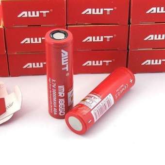 ถ่านชาร์จ AWT IMR18650 3000mAh (Red) 40A แพคคู่ ของแท้