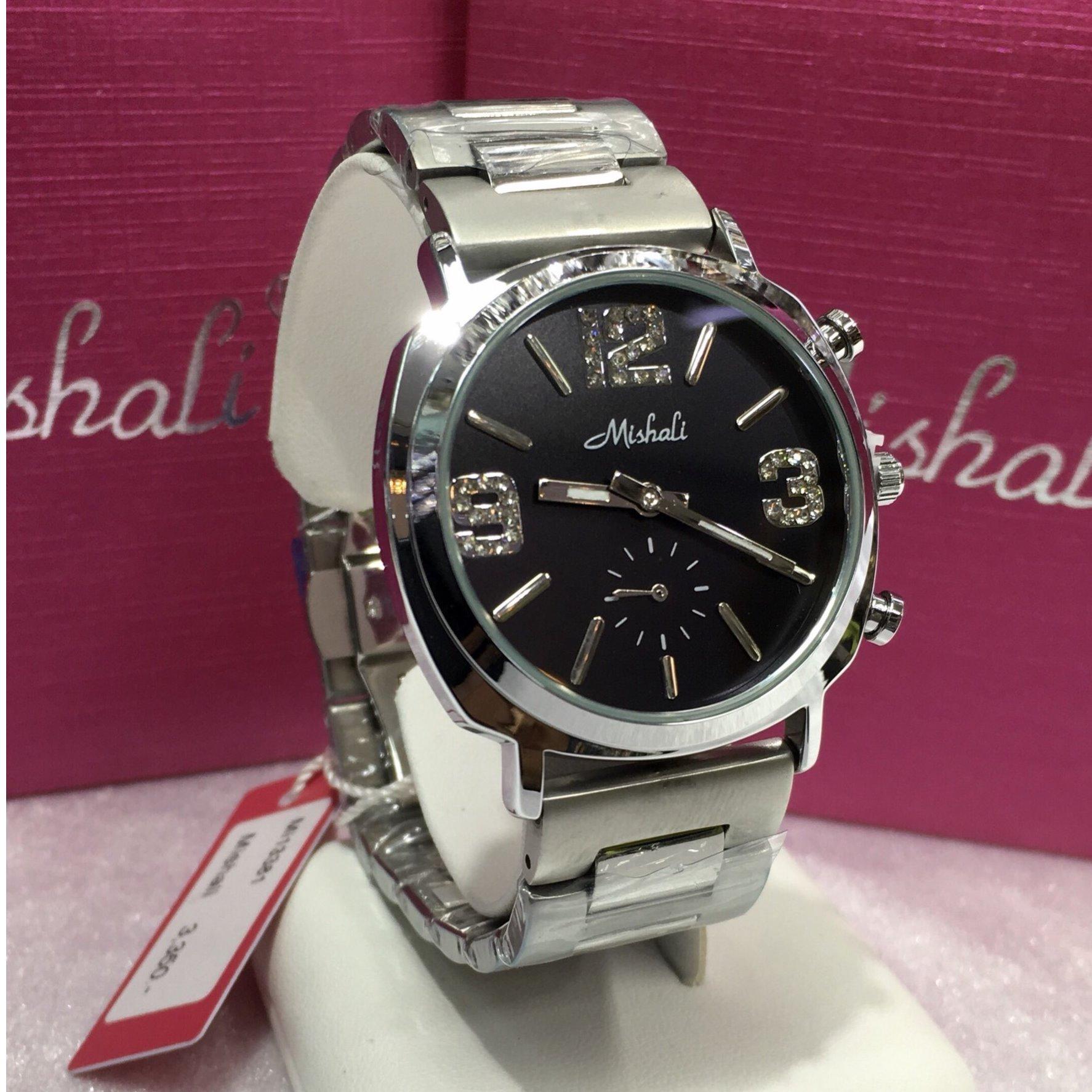 Mishali ของแท้ 100% หน้าปัดกลม ตัวเลขประดับเพชร สวยมากจร้า Mishali ของแท้ 100% หน้าปัดกลม ตัวเลขประดับเพชร สวยมากจร้า