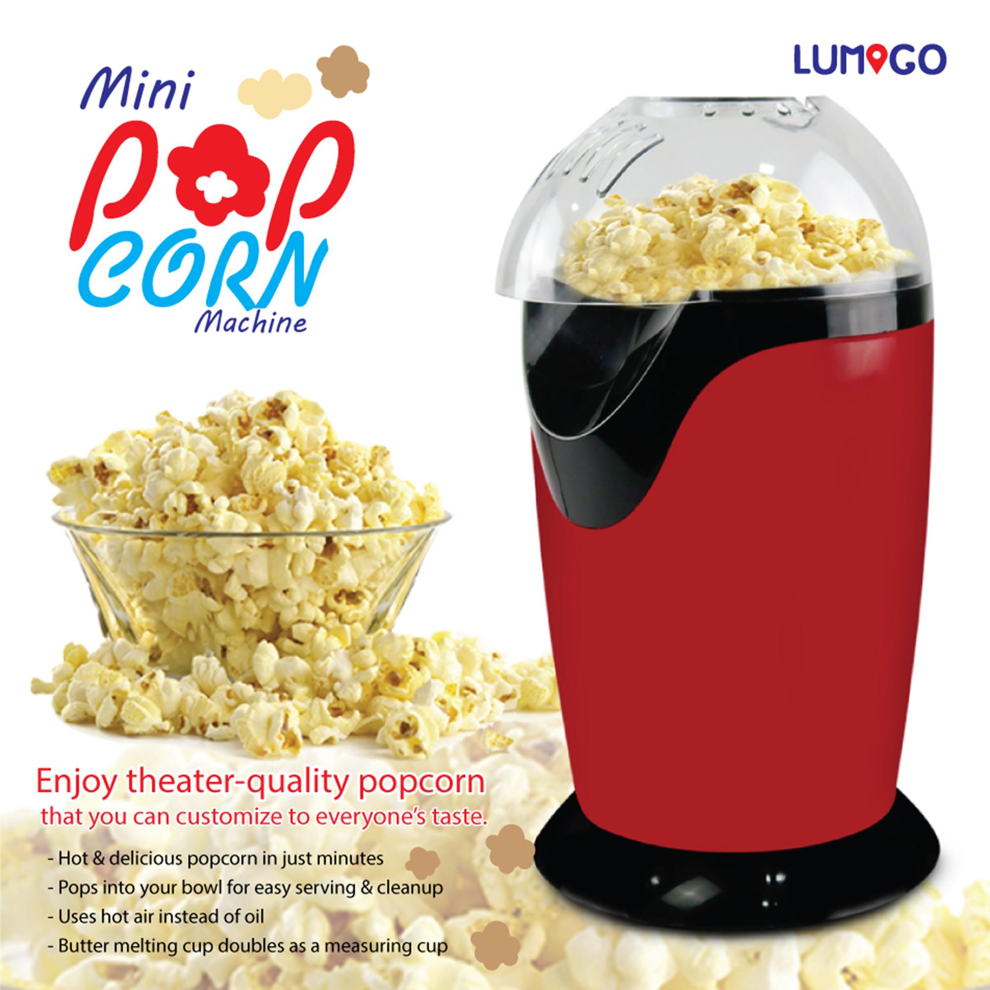 LUMIGO เครื่องทำป๊อปคอร์น เครื่องทำข้าวโพดคั่ว Popcorn Maker รุ่น EPM-3001RE (สีแดง)
