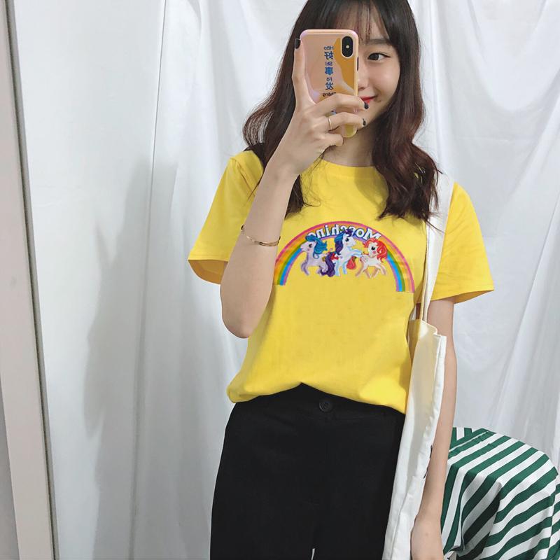 เสื้อยืดเรยอน สกรีนลาย Pony เสื้อยืดเรยอน สกรีนลาย Pony