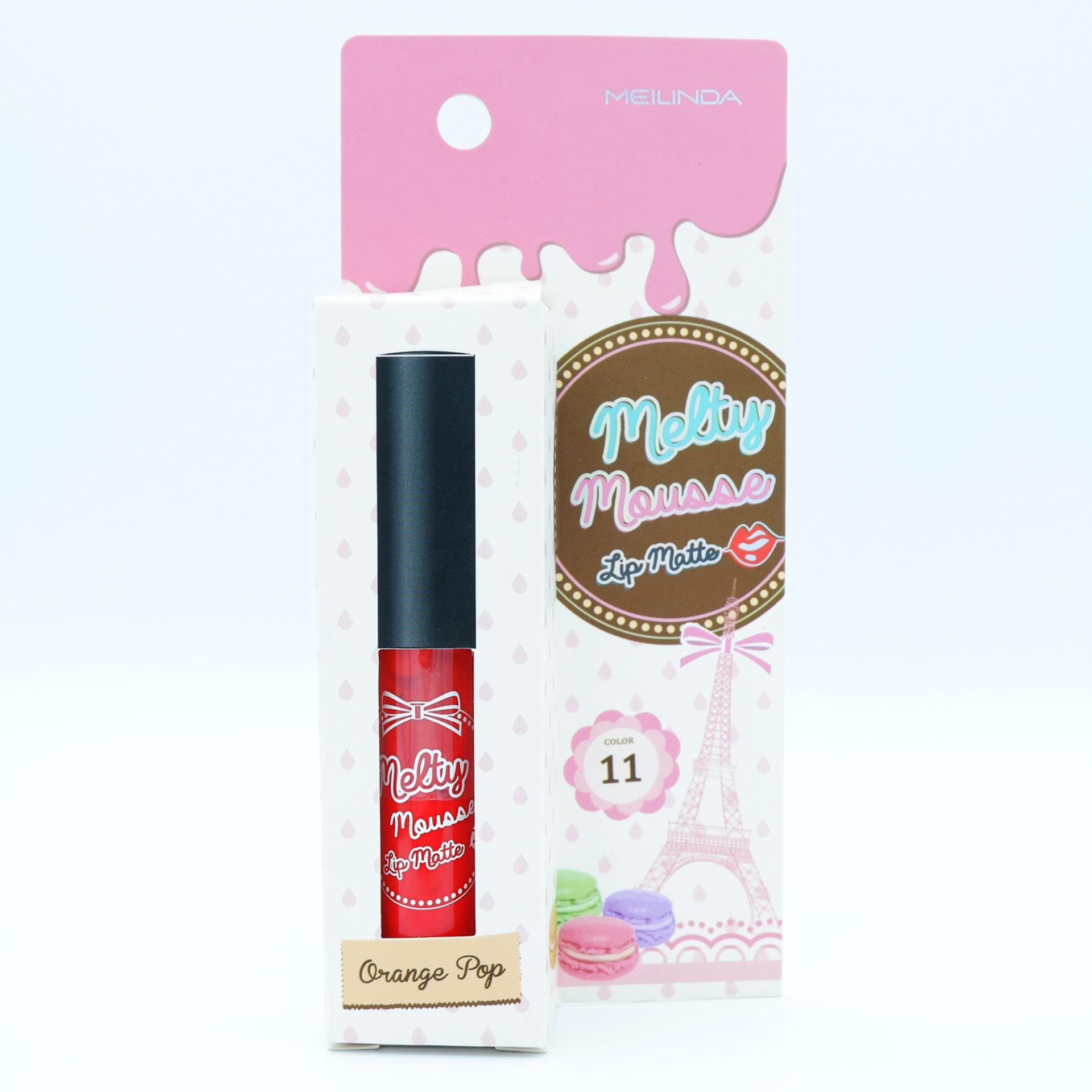 Mei Linda Melty Mousse Lip Matte MC2051 เมลินดา ลิปจิ้มจุ่ม ลิปกลอส ลิปสติกเนื้อแมท