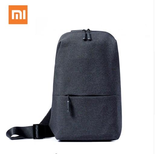 Xiaomi Backpack Sling Bag Leisure Chest Pack Small Size Shoulder Type Unisex Rucksack Crossbody Bag 4L Polyester ผู้หญิงผู้ชายกระเป๋าเป้สะพายหลังเป้สะพายหลังกระเป๋าเป้สะพายหลังกระเป๋า