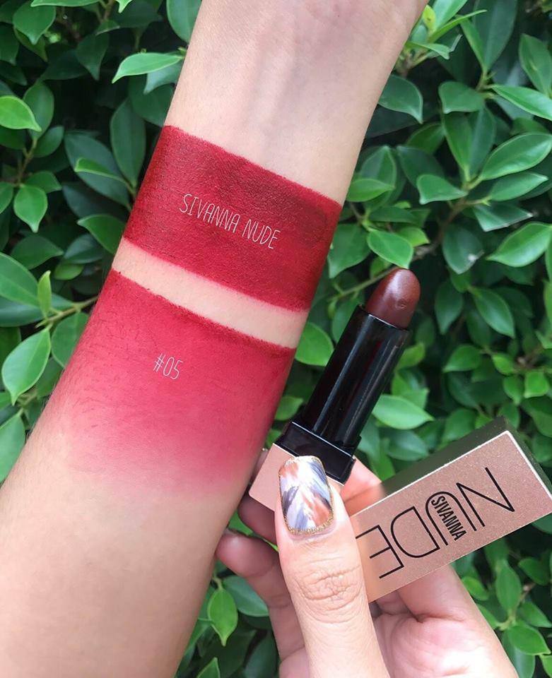 Sivanna Colors Luxury Nude Matte Lipstick HF582 ลิปเนื้อแมทสีนู้ด สีสวย เนื้อดี ❌❌แท่งละ 90 บาท❌❌ Sivanna Colors Luxury Nude Matte Lipstick HF582 ลิปเนื้อแมทสีนู้ด สีสวย เนื้อดี ❌❌แท่งละ 90 บาท❌❌