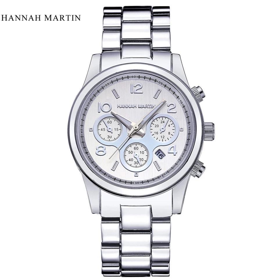 Hannah Martin รุ่น HM-1038แบรนด์หรูสุดหรูนาฬิกาข้อมือแฟชั่นนาฬิกาผู้หญิงนาฬิกาข้อมือนาฬิกาสุภาพสตรีดูนาฬิกา relogio feminino reloj mujer (มีเก็บเงินปลายทาง) R-100