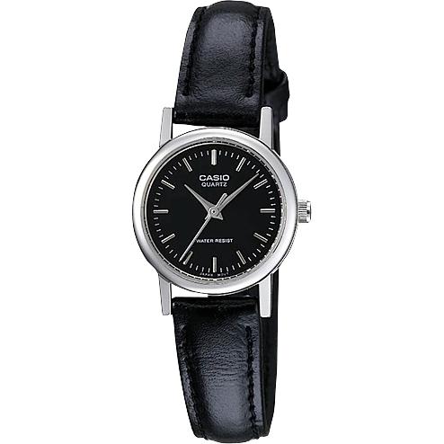 Casio นาฬิกาข้อมือผู้หญิง สายหนังแท้ รุ่น LTP-1095