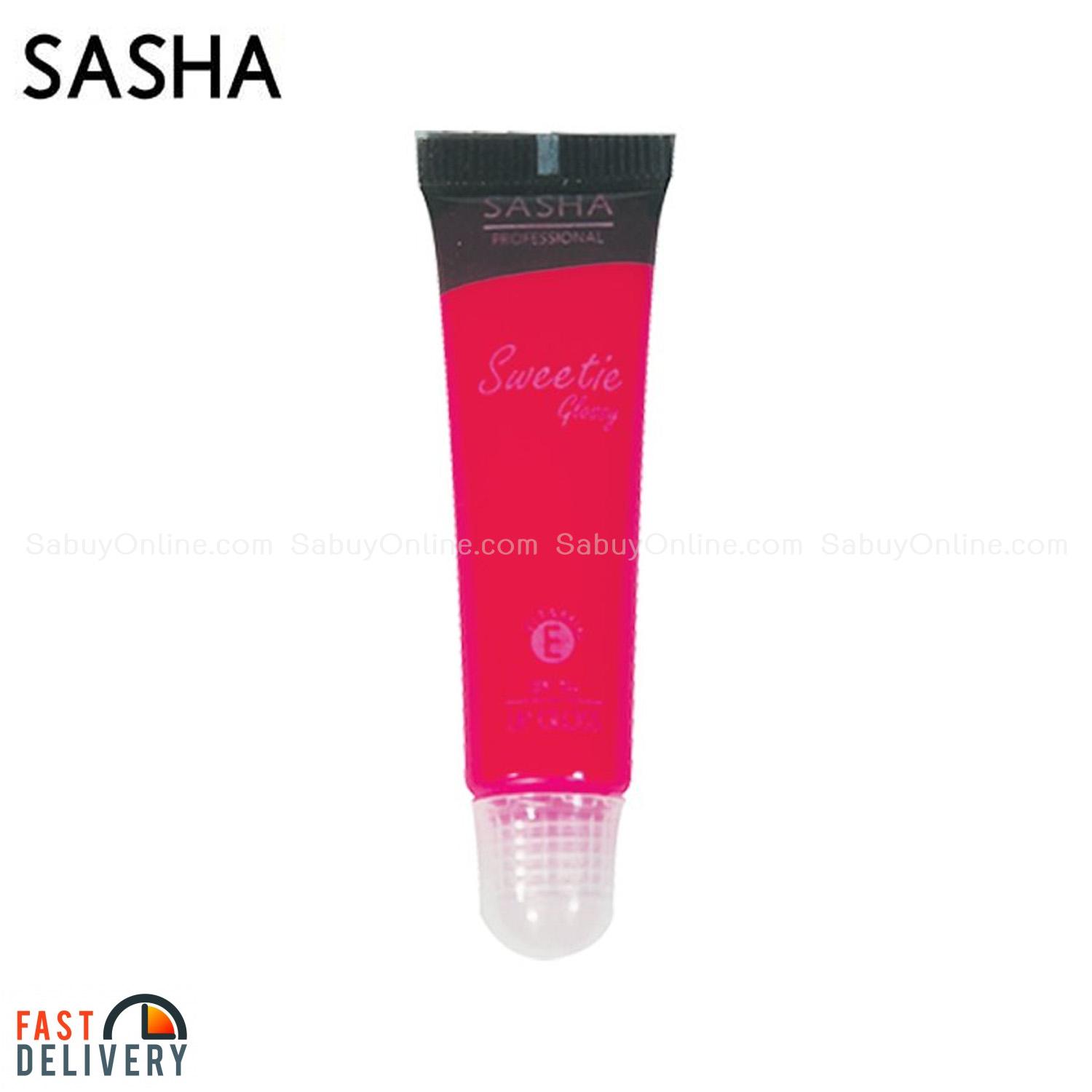 Sasha Sweety Glossy #2 ส้มแดง Sasha Sweety Glossy #2 ส้มแดง