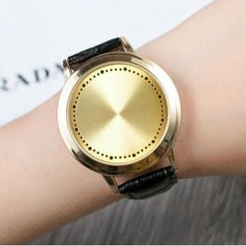JAPAN ้LED TOUCH SCREEN - นาฬิกาบุรุษ LED Watch (หน้าปัด สีดำ,สีทองและเงิน)1เรือน พร้อมคู่มือการใช้งาน