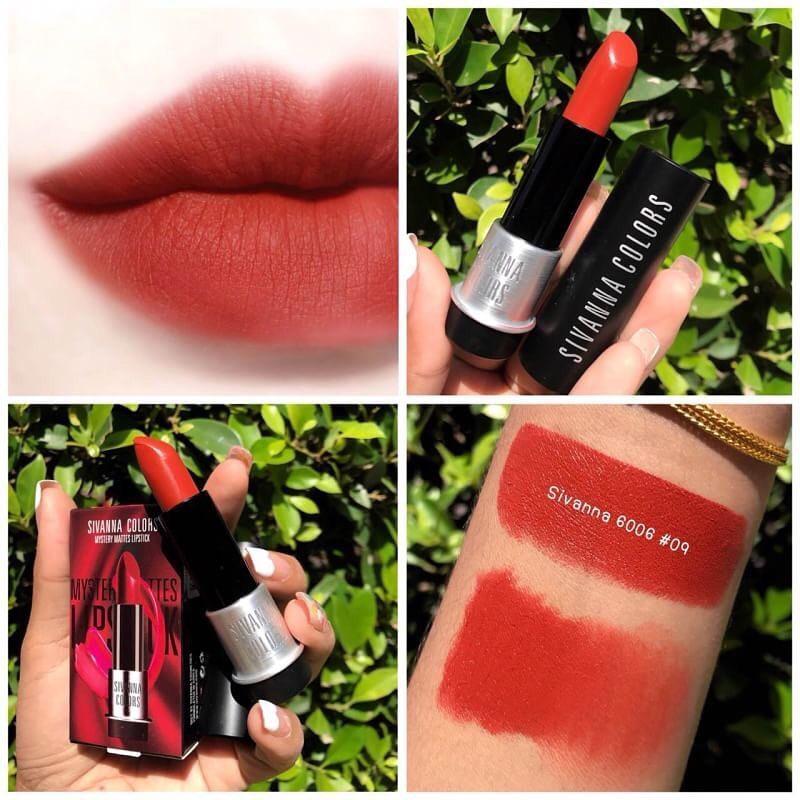 SIVANNA # No.9 MYSTERY MATTES LIPSTICK SIVANNA HF6006 ใหม่ล่าสุดจ้า !! เริ่ดมาก SIVANNA # No.9 MYSTERY MATTES LIPSTICK SIVANNA HF6006 ใหม่ล่าสุดจ้า !! เริ่ดมาก