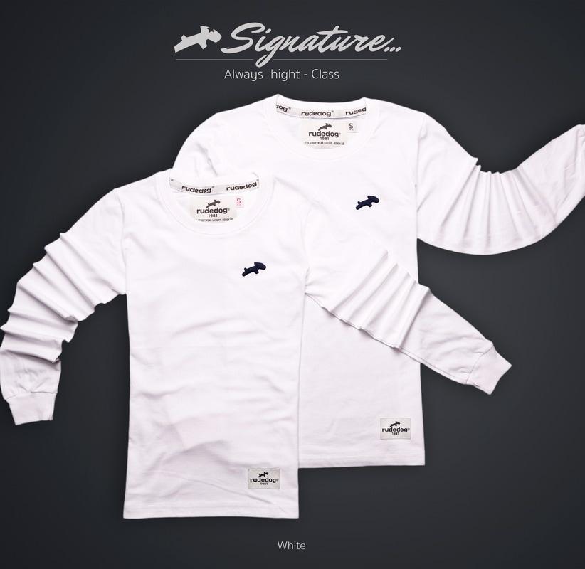 Rudedog เสื้อยืด แขนยาว ผู้หญิง รุ่น Signature (Women)