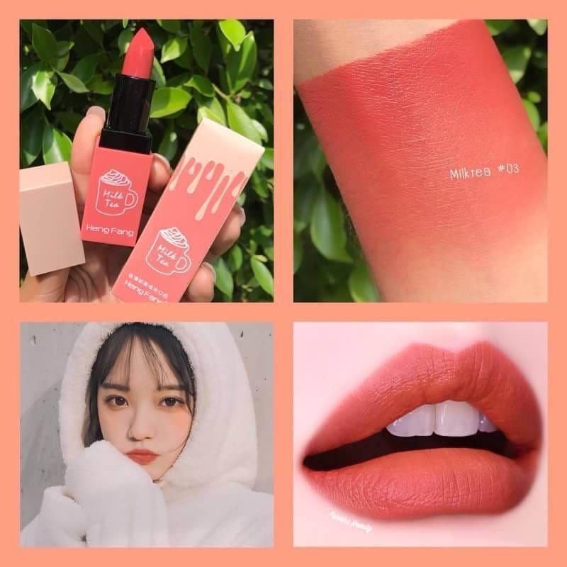 HENG FANG Milk tea lipstick โทนสีนู้ด - 1 แท่ง HENG FANG Milk tea lipstick โทนสีนู้ด - 1 แท่ง