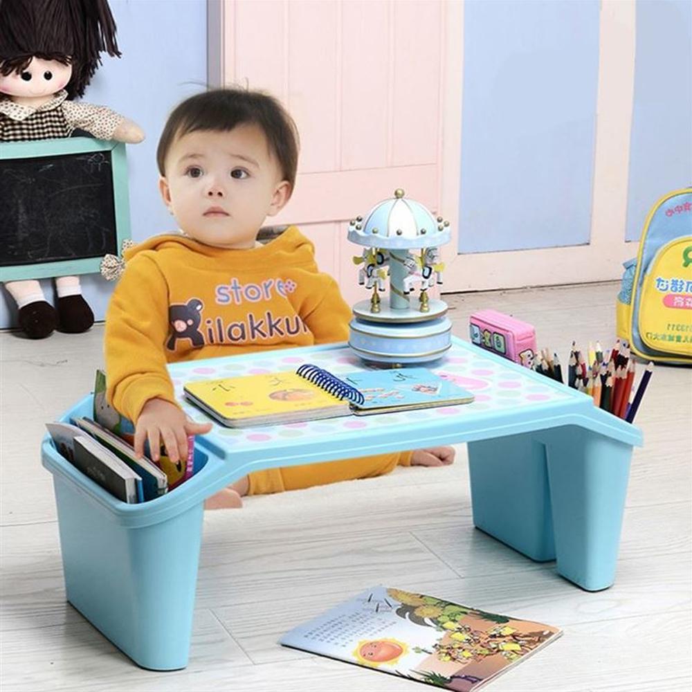 MY HOME DESIGN : Kids Lightweight Writing & Reading Study Desk Table with Side Organizer โต๊ะเด็กเล็ก สำหรับการอ่านและเขียน คุณภาพดี