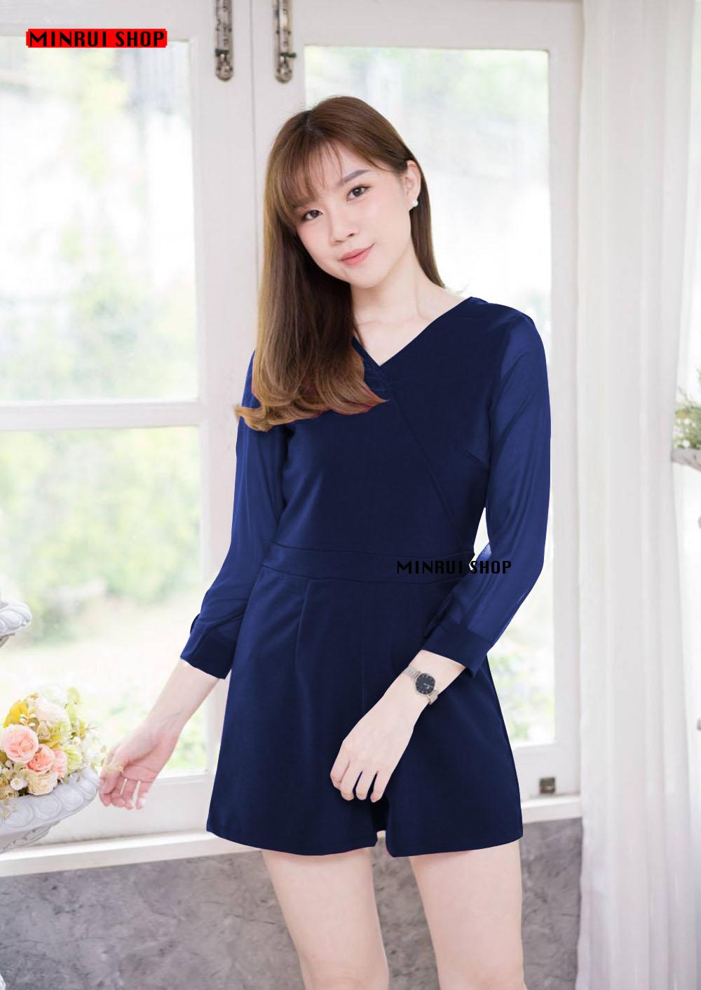 จั้มสูทผ้าฮานาโกะ S153 จั้มสูทผ้าฮานาโกะ S153