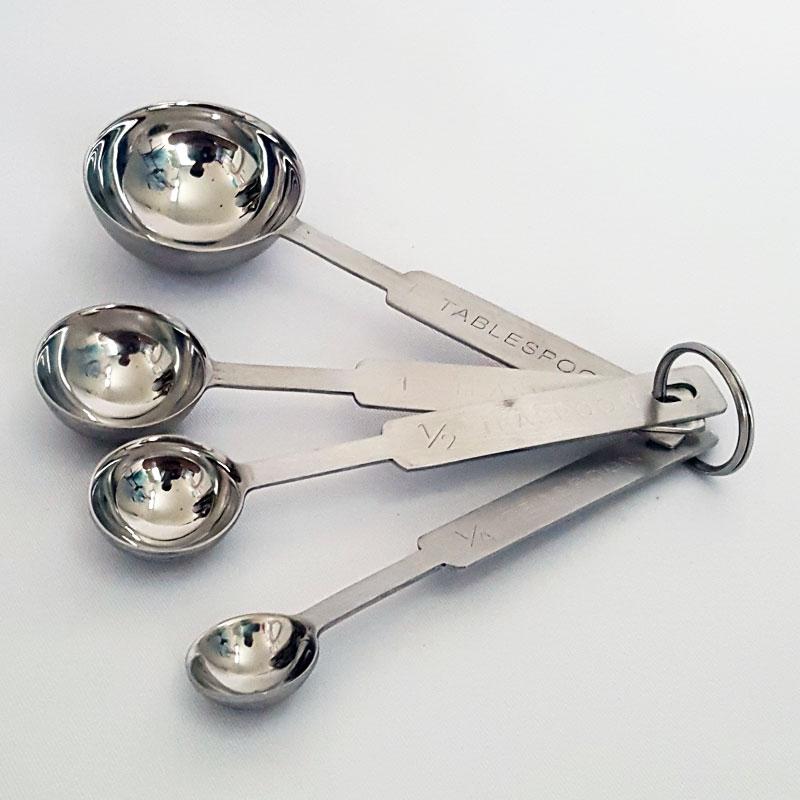 ชุดช้อนตวงสแตนเลส 4 ขนาด Measure Spoon
