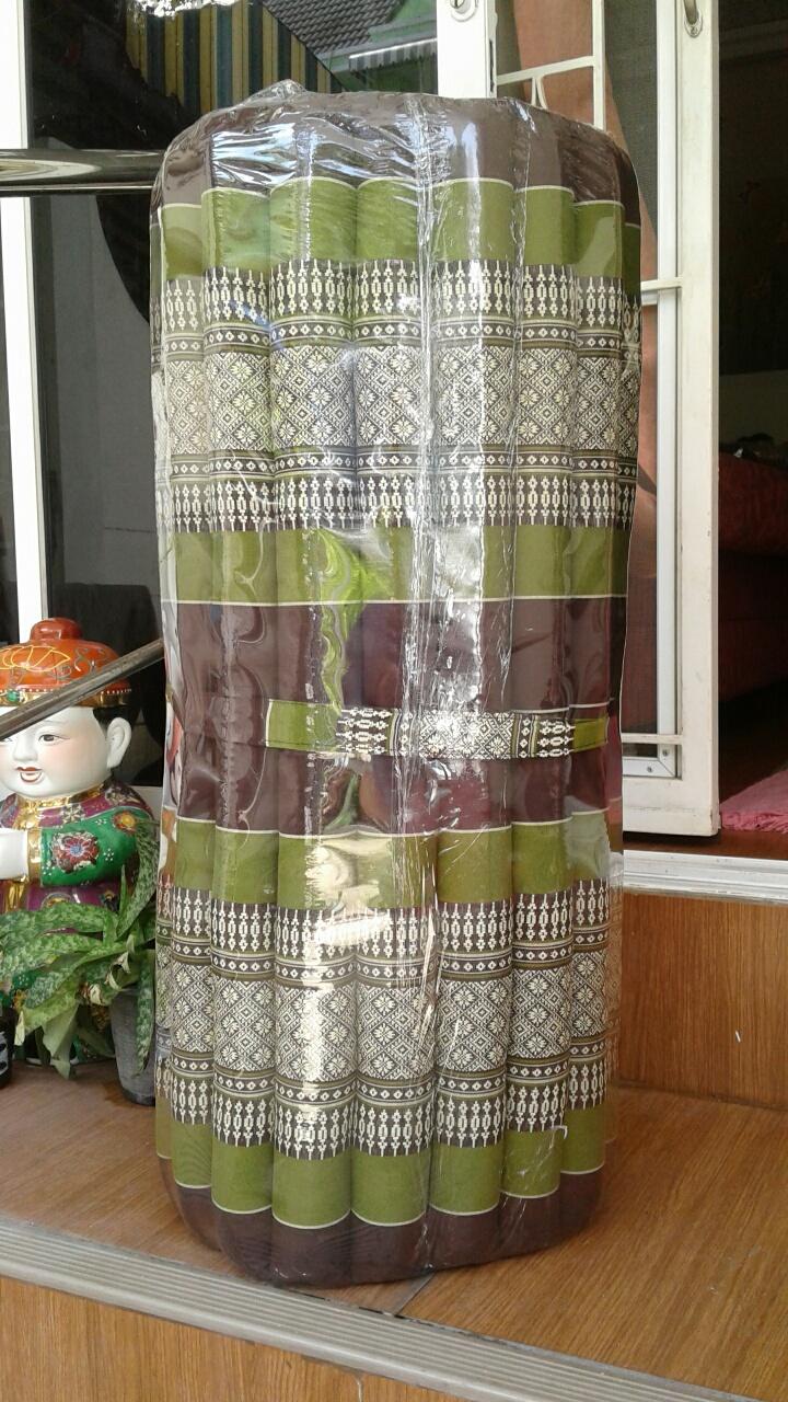 THAI PAN ที่นอนลูกระนาดผ้าขิด OTOP ตกแต่งบ้าน ขนาดประมาณ 80 x 200 x 4.5 ซม.Topper ท็อปเปอร์ เสริมเตียง Thai Roll Up Mattress Kapok100% Filled Camping Kapok THAI PAN ที่นอนลูกระนาดผ้าขิด OTOP ตกแต่งบ้าน ขนาดประมาณ 80 x 200 x 4.5 ซม.Topper ท็อปเปอร์ เสริมเตียง Thai Roll Up Mattress Kapok100% Filled Camping Kapok