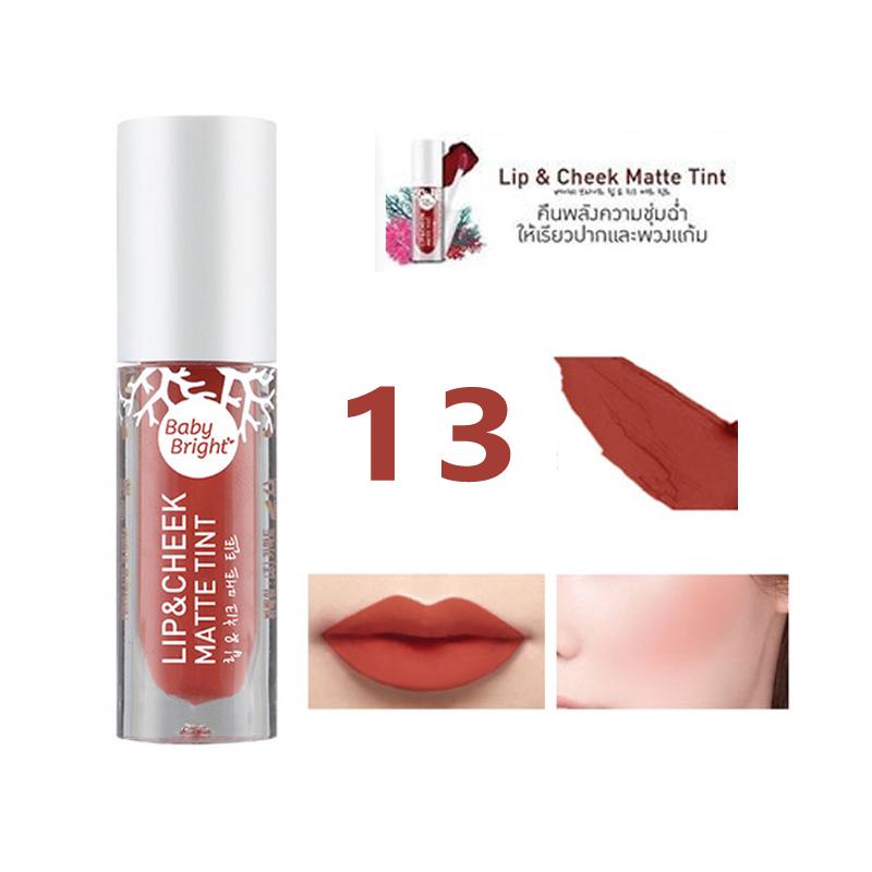Baby Bright Lip & Cheek Matte Tint 2.4g ลิปทินท์ ทาแก้ม เนื้อแมท