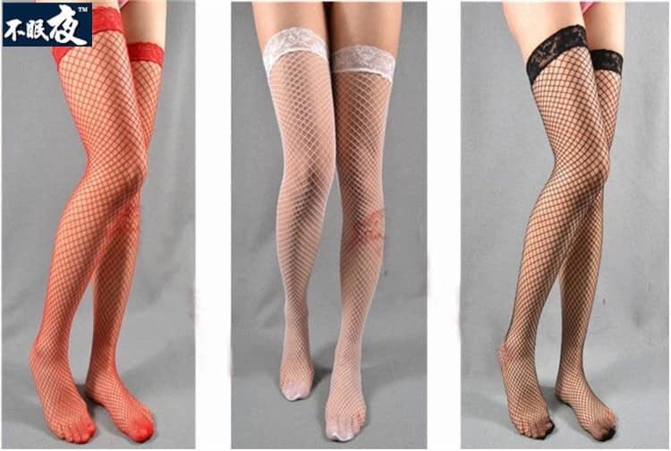 ถุงน่องตาข่าย ถุงน่อง ถุงน่องเซ็กซี่ ขอบลูกไม้ stockings 2สี ถุงน่องตาข่าย ถุงน่อง ถุงน่องเซ็กซี่ ขอบลูกไม้ stockings 2สี