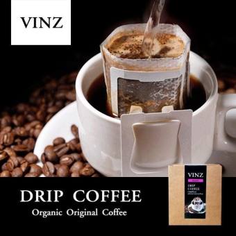 Drip Coffee กาแฟดริป จากดอยช้าง อาราบิก้า คั่วเข้ม 1 กล่อง (10 ซอง) VINZ Drip Coffee กาแฟดริป จากดอยช้าง อาราบิก้า คั่วเข้ม 1 กล่อง (10 ซอง) VINZ