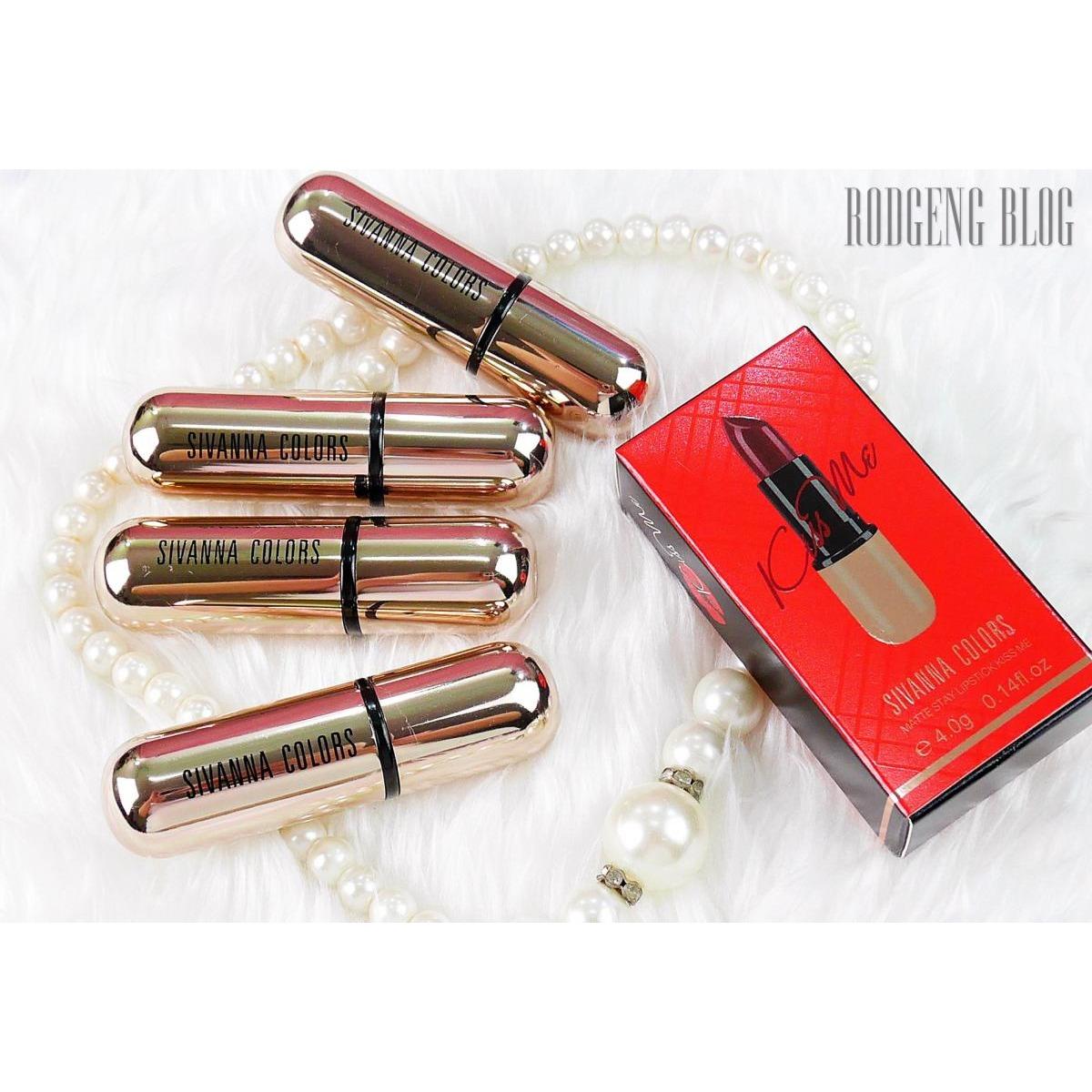 Sivanna Colors Matte Stay Lipstick Kiss Me ซินเวียน่าลิฟ Sivanna Colors Matte Stay Lipstick Kiss Me ซินเวียน่าลิฟ