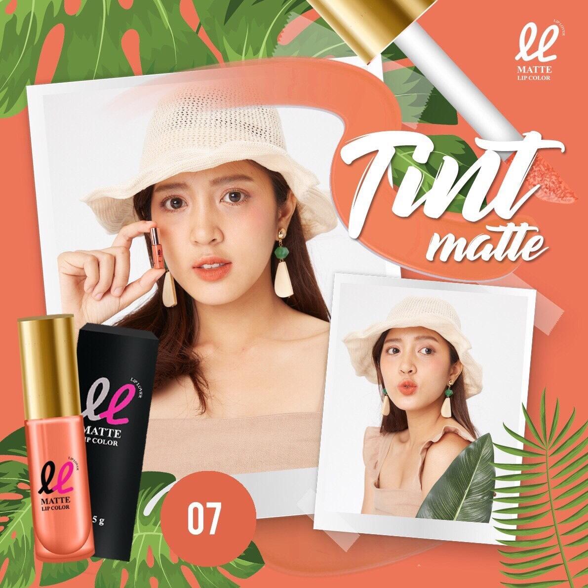 LipLover ลิปเลิฟเวอร์ ลิปแมทจิ๋ว ขนาด 1.5 กรัม N0.07 ทิ้นท์แมท ( Tint Matte ) LipLover ลิปเลิฟเวอร์ ลิปแมทจิ๋ว ขนาด 1.5 กรัม N0.07 ทิ้นท์แมท ( Tint Matte )