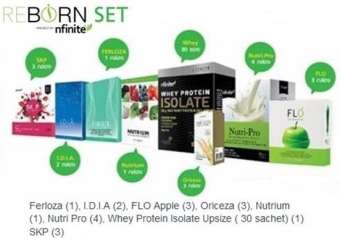 REBORN SET -FLO Apple ชุดลดไขมัน รีบอร์น กลิ่นแอปเปิ้ล สำหรับ 1 เดือน (1 SET) REBORN SET -FLO Apple ชุดลดไขมัน รีบอร์น กลิ่นแอปเปิ้ล สำหรับ 1 เดือน (1 SET)