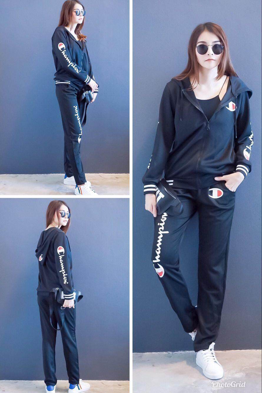 Champion New Fashion casual comfort Women One Set เป็นชุด Champion New Fashion casual comfort Women One Set เป็นชุด