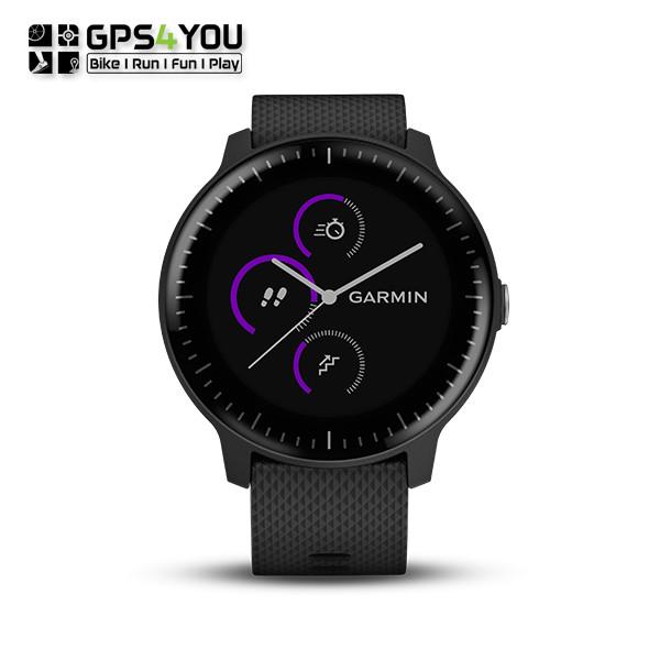 Garmin Vivoactive 3 Music (สีดำ) GPS Smartwatch ที่จัดเก็บและเล่นเพลงได้