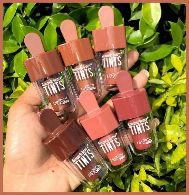 Romantic Beauty Tint Lipstick Color เซตลิปไอติม 6 แท่ง สีสวยนู๊ดส้ม นู๊ดชมพู แพคแกตน่ารัก Romantic Beauty Tint Lipstick Color เซตลิปไอติม 6 แท่ง สีสวยนู๊ดส้ม นู๊ดชมพู แพคแกตน่ารัก