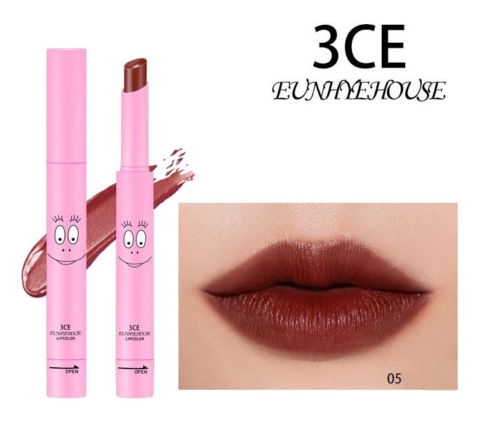 ลิปสติก 3CE BARBAPAPA EUNHYE HOUSE LIP COLOR ลิปสติกเนื้อครีม