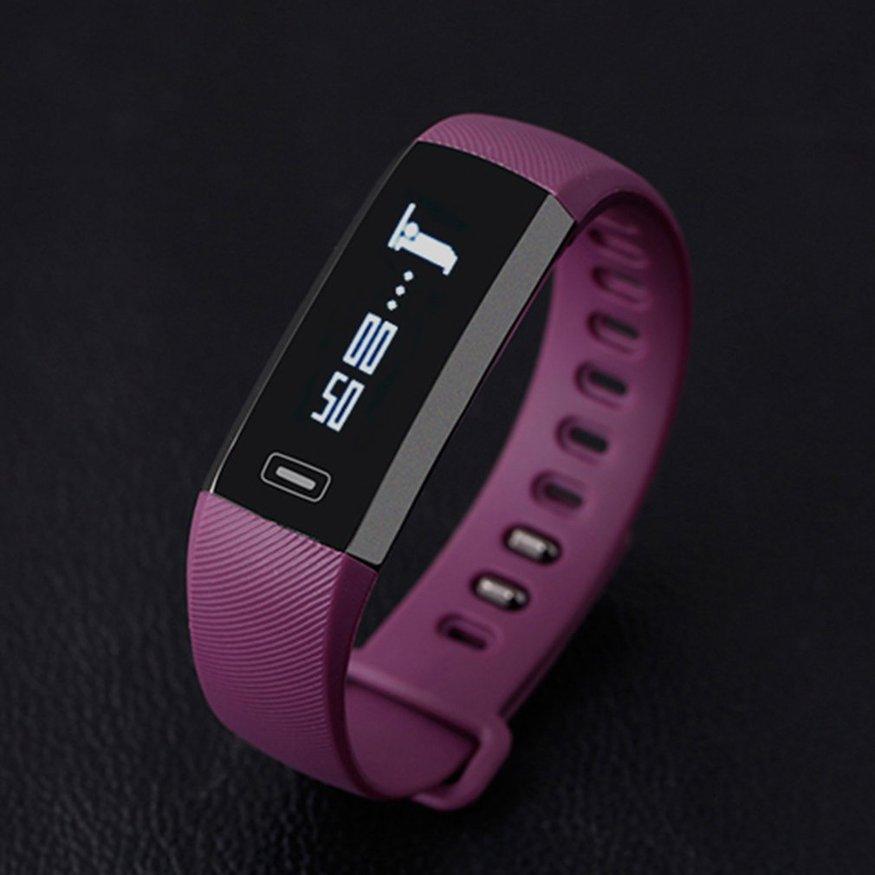 LEMFO R5PRO แถบบลูธูทอัจฉริยะ Heart Rate การตรวจสอบการนอนหลับเคาน์เตอร์ยกระดับนาฬิกา