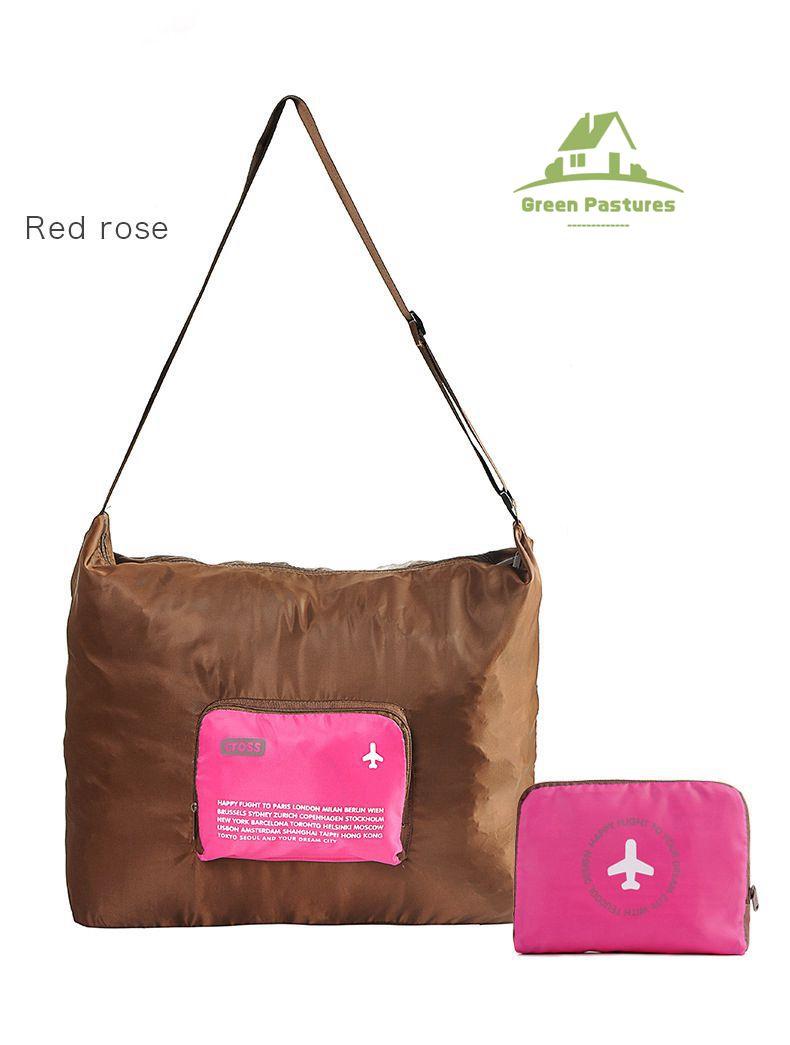 GP00109 กระเป๋าเดินทางพับได้ กระเป๋าพับได้ ล็อกกับกระเป๋าเดินทาง Travel Foldable Bag