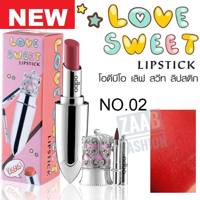 Odbo LOVE SWEET LIPSTICK ของแท้ 100% (Zaab Fashion) ลิปสติกเนื้อชาตินจากคอลเลคชั่นล่าสุด โอดีบีโอ เลิฟ สวีท ผสมสารสกัดจากโกโก บัตเตอร์ เเละเชีย บัดเตอร์ ช่วยฟื้นฟูและบำรุงผิวปาก มีวิตามินอี และน้ำมันสกัดจากธรรมชาติ ให้สีสวย เนียน นุ่ม ชุ่มชื่น Odbo LOVE SWEET LIPSTICK ของแท้ 100% (Zaab Fashion) ลิปสติกเนื้อชาตินจากคอลเลคชั่นล่าสุด โอดีบีโอ เลิฟ สวีท ผสมสารสกัดจากโกโก บัตเตอร์ เเละเชีย บัดเตอร์ ช่วยฟื้นฟูและบำรุงผิวปาก มีวิตามินอี และน้ำมันสกัดจากธรรมชาติ ให้สีสวย เนียน นุ่ม ชุ่มชื่น