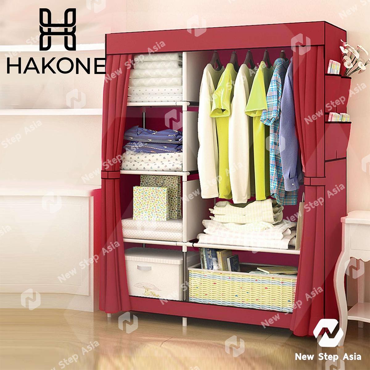 Hakone ตู้เสื้อผ้า 2 บล็อค ซ้ายเล็กขวาใหญ่ มีซิปเปิด-ปิด พร้อมผ้าคลุมกันน้ำกันฝุ่น รุ่น GY-02B Hakone ตู้เสื้อผ้า 2 บล็อค ซ้ายเล็กขวาใหญ่ มีซิปเปิด-ปิด พร้อมผ้าคลุมกันน้ำกันฝุ่น รุ่น GY-02B