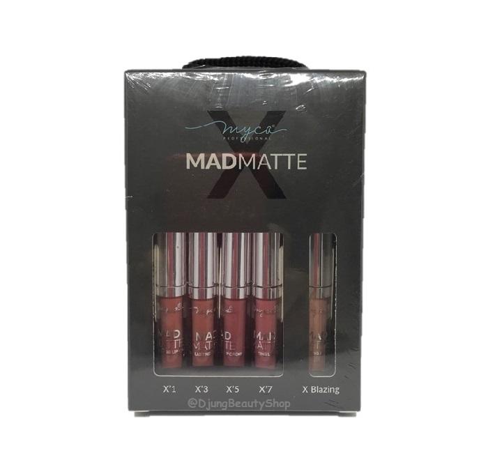 Myca รุ่นใหม่ Madmatte 5 in 1 สีสวยมาก ๆ 1 ml. X 5 ( กล่องดำ ) ของแท้ 100 % Myca รุ่นใหม่ Madmatte 5 in 1 สีสวยมาก ๆ 1 ml. X 5 ( กล่องดำ ) ของแท้ 100 %