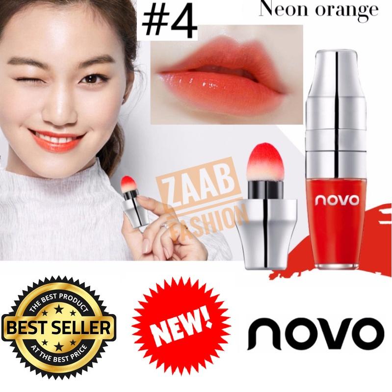 novo JUICY SHAKER Tint Lip Gloss Moisturizer Waterproof Lipstick ของแท้ 100% (Zaab Fashion) โนโว ลิปสติกสูตรน้ำ ใหม่ล่าสุดจาก novo กันน้ำ ติดทน ต้องเขย่าก่อนใช้ หัวแปรงเป็นหัวฟองน้ำที่นุ่มแบบคุชชั่น กลิ่นหอมหวานน่ารัก แพ็คเกจสวยหรู คุ้มค่าเกินราคา novo JUICY SHAKER Tint Lip Gloss Moisturizer Waterproof Lipstick ของแท้ 100% (Zaab Fashion) โนโว ลิปสติกสูตรน้ำ ใหม่ล่าสุดจาก novo กันน้ำ ติดทน ต้องเขย่าก่อนใช้ หัวแปรงเป็นหัวฟองน้ำที่นุ่มแบบคุชชั่น กลิ่นหอมหวานน่ารัก แพ็คเกจสวยหรู คุ้มค่าเกินราคา