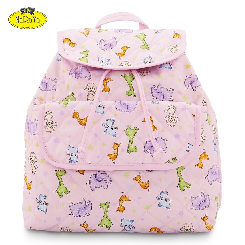 กระเป๋าเป้ Quilted Flap Zoo Pattern