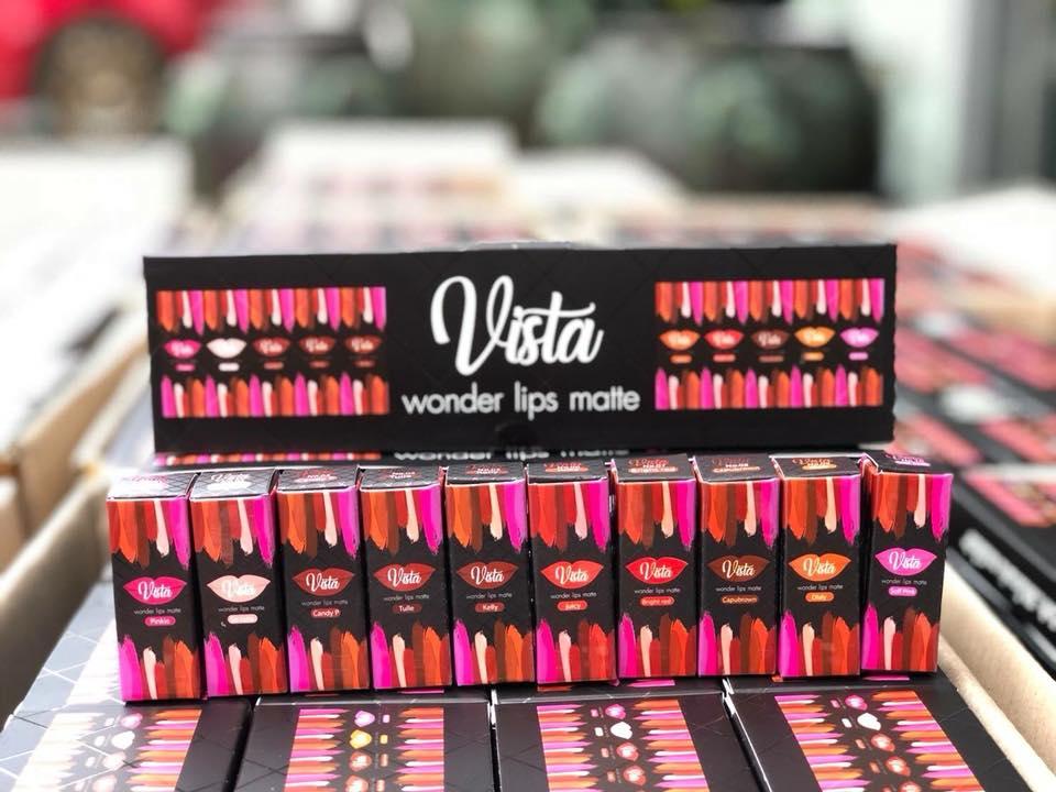 Vista Lip Matte ลิปแมทวิสต้า (เซต 10 สี)