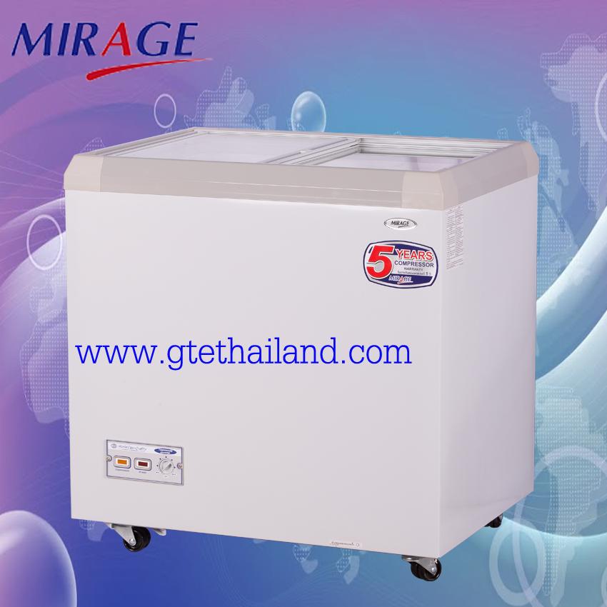 Mirage ตู้แช่แข็ง (ฝากระจกเรียบ) ยี่ห้อ MIRAGE รุ่น FZ-189GGYNN (6.4 คิว/184 ลิตร)