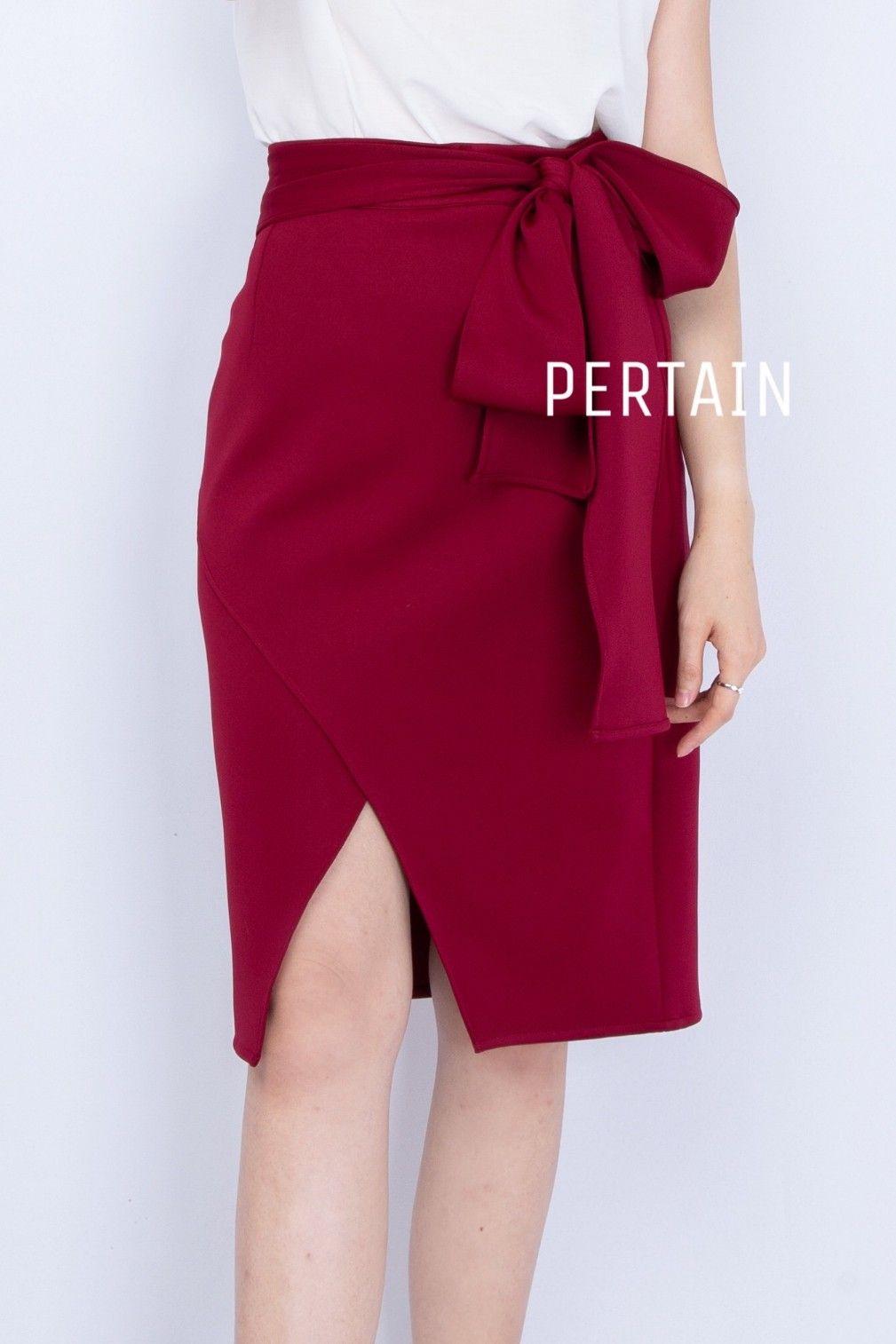 Veda Skirt - Burgundy