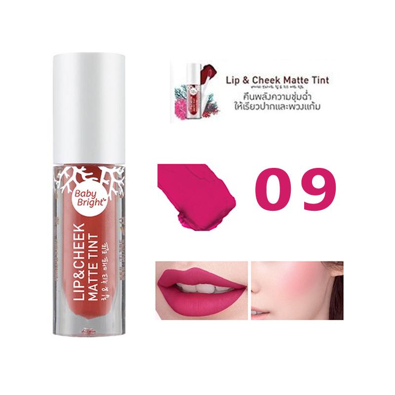 Baby Bright Lip & Cheek Matte Tint 2.4g ลิปทินท์ ทาแก้ม เนื้อแมท